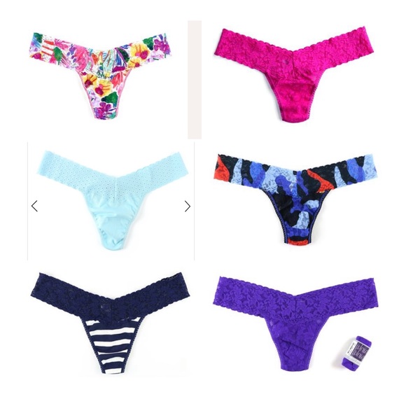 9 pairs Gorgeous Hanky Panky Thongs - Low Rise - Picture 1 of 7